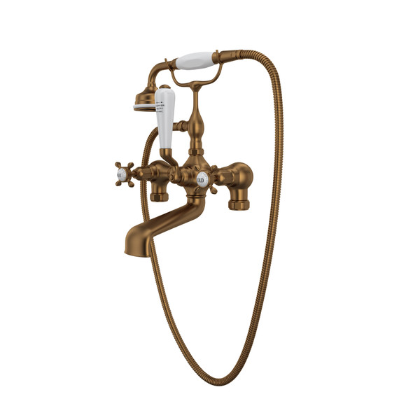 Edwardian™ Two Hole Tub Filler Without Risers - English Bronze | Model Number: U.3541X-EB