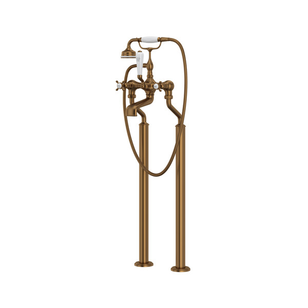Traditional Floor Mount Tub Filler - English Bronze | Model Number: U.3521X/1-EB