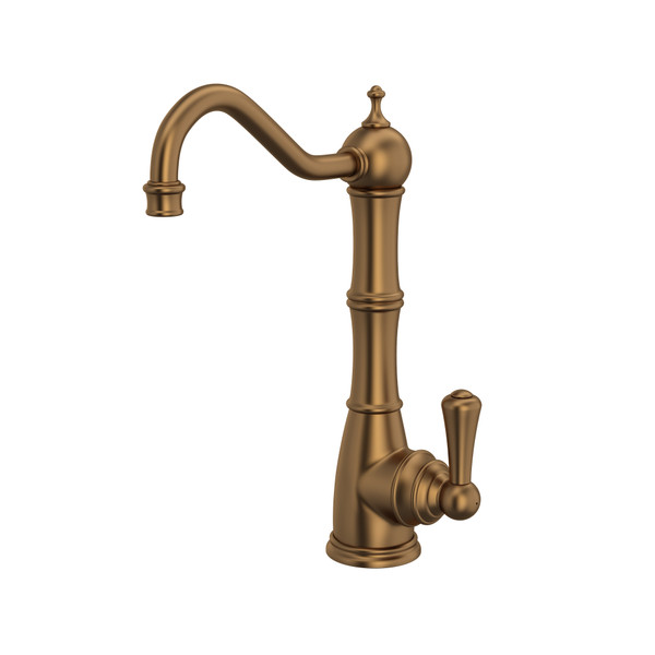Edwardian Column Spout Filter Faucet - English Bronze with Metal Lever Handle | Model Number: U.1621L-EB-2 - Product Knockout
