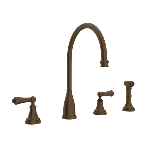 GARY MAYES & NU ERA    2作セット Perrin & Rowe Georgian Era™ Two Handle Kitchen Faucet With Side Spray