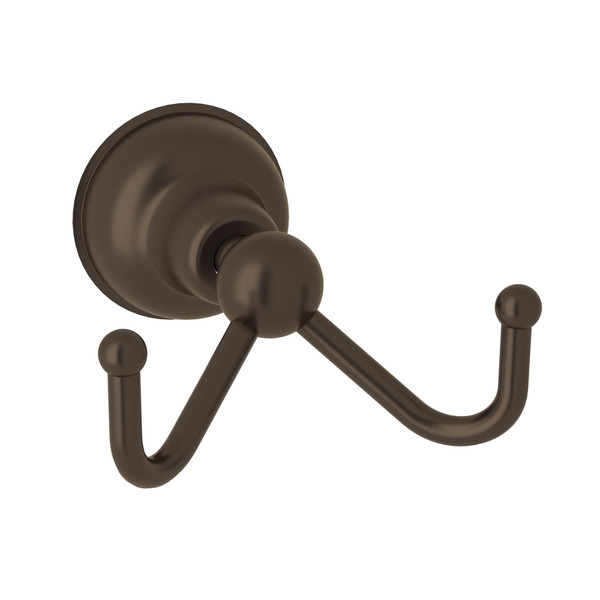 Arcana Wall Mount Double Robe Hook - Tuscan Brass | Model Number: CIS7DTCB - Product Knockout