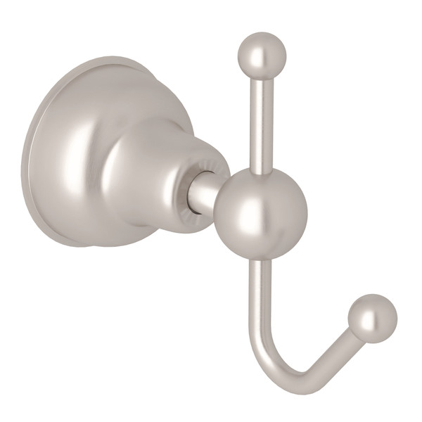 Arcana Wall Mount Single Robe Hook - Satin Nickel | Model Number: CIS7STN - Product Knockout