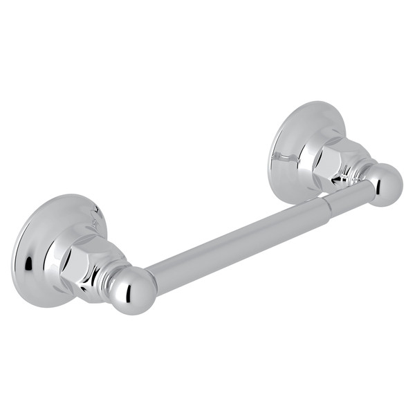 Wall Mount Single Spring-Loaded Toilet Paper Holder - Polished Chrome | Model Number: ROT18APC - Product Knockout
