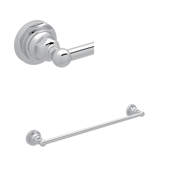 24" Towel Bar - Polished Chrome | Model Number: ROT1/24APC