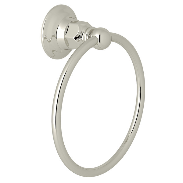 ROHL Wall Mount Towel Ring - Polished Nickel | Model Number