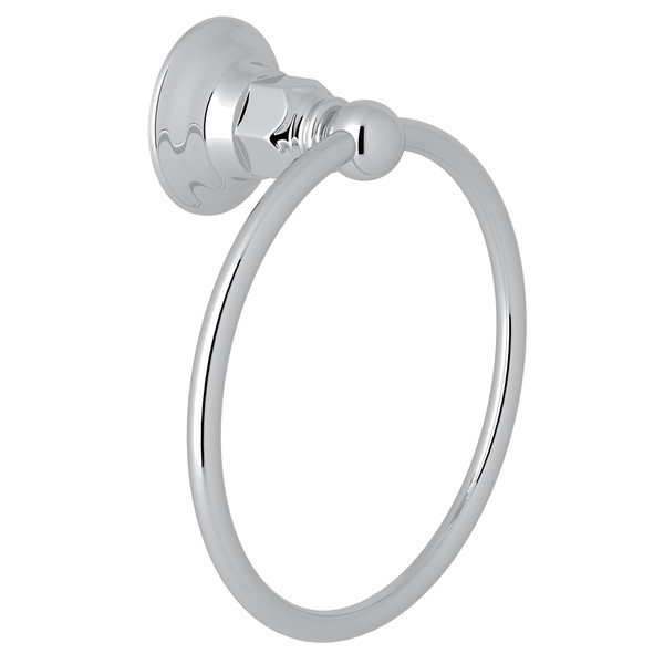 Wall Mount Towel Ring - Polished Chrome | Model Number: ROT4APC - Product Knockout