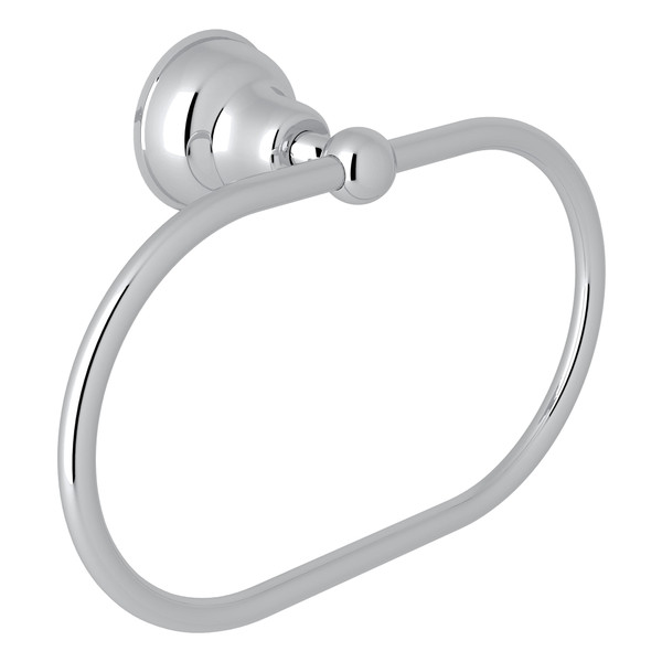 ROHL Arcana Wall Mount Towel Ring - Polished Chrome | Model Number