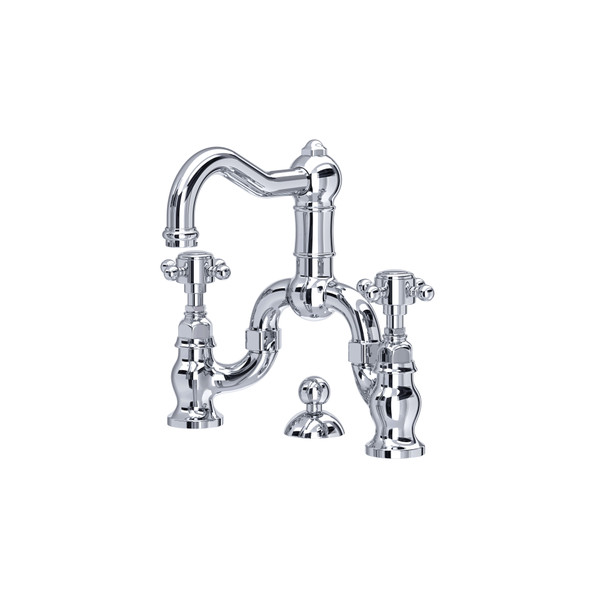 Acqui® Bridge Lavatory Faucet - Polished Chrome | Model Number: A1419XMAPC-2