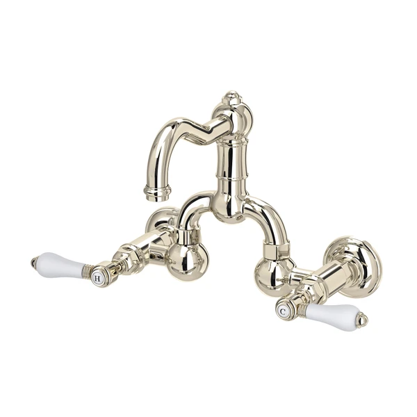 DISCONTINUED ROHL Acqui® Wall Mount Bridge Lavatory Faucet With