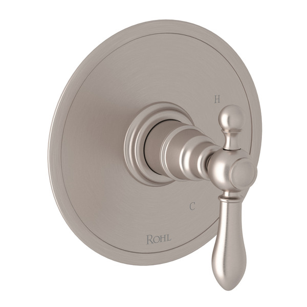 Arcana Pressure Balance Trim without Diverter - Satin Nickel with Metal Lever Handle | Model Number: AC110LM-STN - Product Knockout
