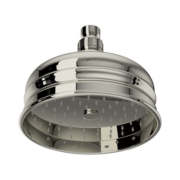 6 Inch Bordano Rain Anti-Calcium Showerhead - Polished Nickel | Model Number: 1027/8PN - Product Knockout