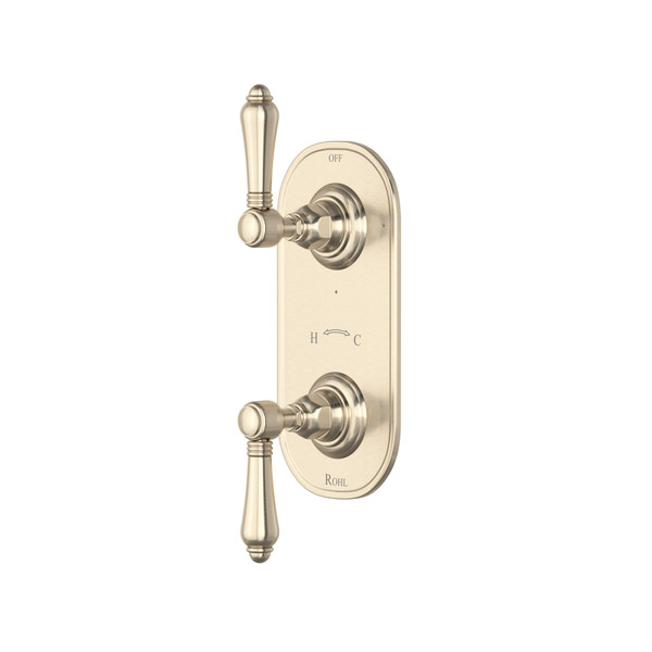 1/2" Thermostatic Trim With Diverter - Satin Nickel | Model Number: A4964LMSTN