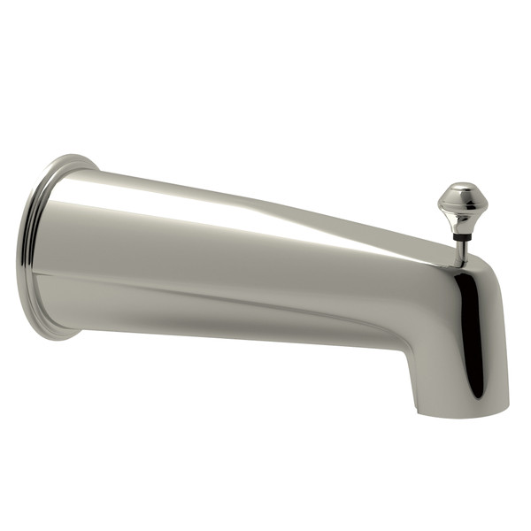 Wall Mount Tub Spout with Integrated Diverter - Polished Nickel | Model Number: RT8000PN - Product Knockout