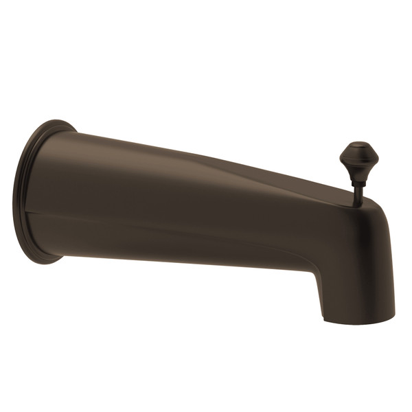 Wall Mount Tub Spout with Integrated Diverter - Tuscan Brass | Model Number: RT8000TCB - Product Knockout