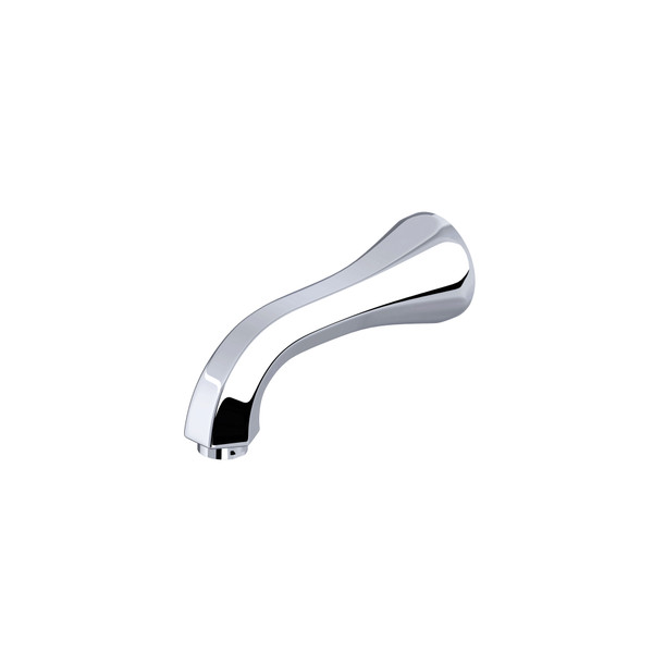 Hex Wall Mount Tub Spout - Polished Chrome | Model Number: A1803APC - Product Knockout