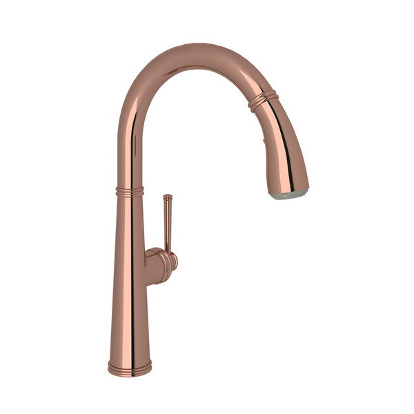 1983 Pulldown Kitchen Faucet - Rose Gold with Metal Lever Handle | Model Number: R7514LMRG-2 - Product Knockout