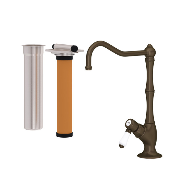 Acqui® Filter Kitchen Faucet Kit - Tuscan Brass | Model Number: AKIT1435LPTCB-2