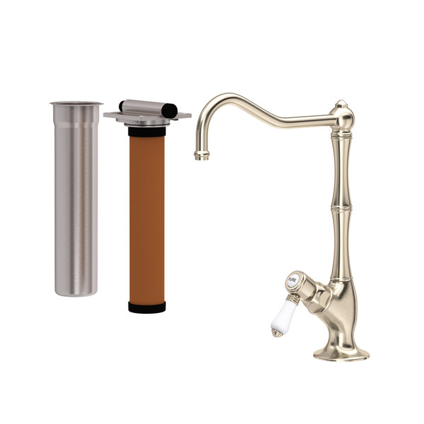 Acqui® Filter Kitchen Faucet Kit - Satin Nickel | Model Number: AKIT1435LPSTN-2