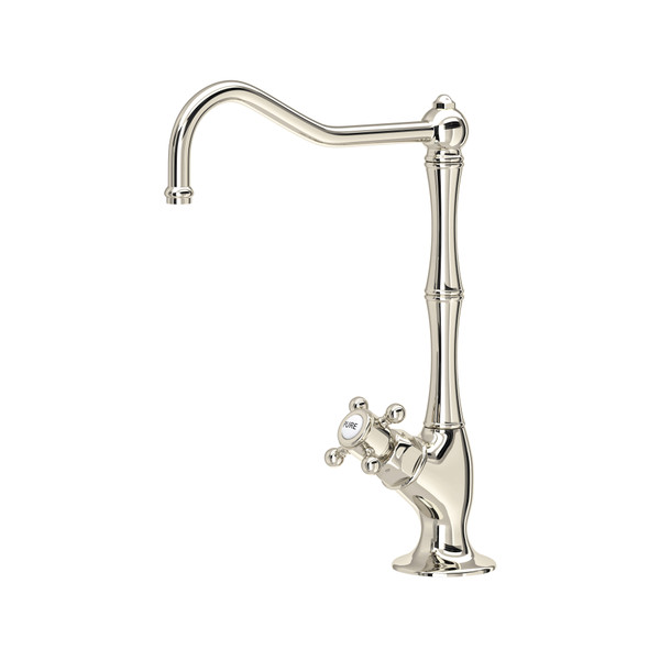 Acqui Column Spout Filter Faucet - Polished Nickel with Cross Handle | Model Number: A1435XMPN-2 - Product Knockout