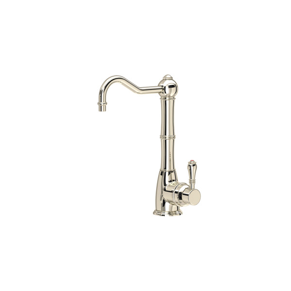 Acqui Column Spout Hot Water Faucet - Polished Nickel with Metal Lever Handle | Model Number: G1445LMPN-2 - Product Knockout