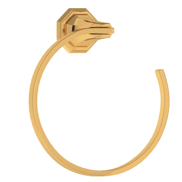 Deco Wall Mount Towel Ring - English Gold | Model Number: U.6135EG - Product Knockout