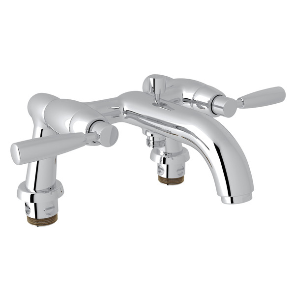 Exposed Tub Mixer - Polished Chrome with Metal Lever Handle | Model Number: U.3807LS-APC - Product Knockout