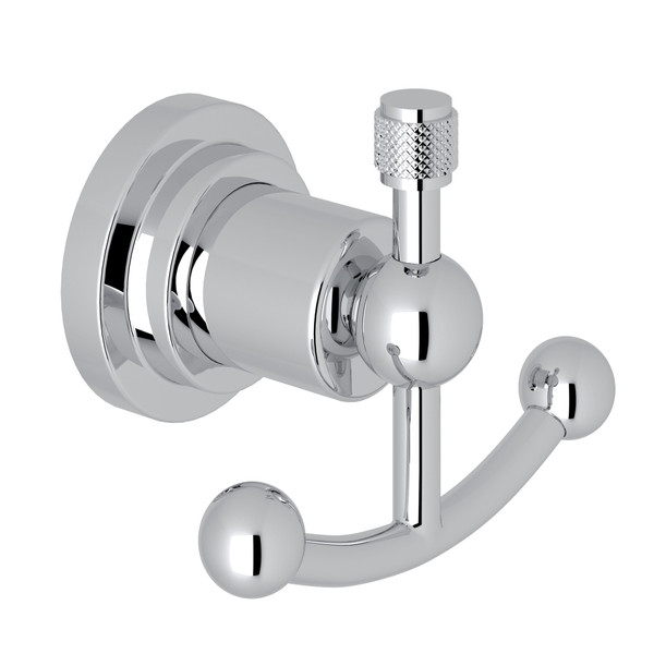 Campo Wall Mount Double Robe Hook - Polished Chrome | Model Number: A1481IWAPC - Product Knockout