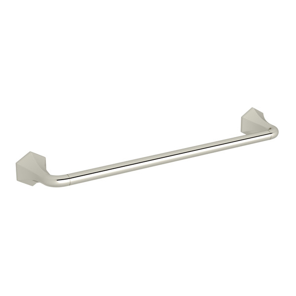 Bellia Wall Mount 18 Inch Single Towel Bar - Polished Nickel | Model Number: BE101-PN - Product Knockout