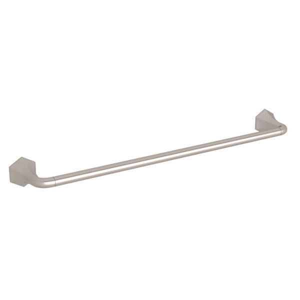 Bellia Wall Mount 24 Inch Single Towel Bar - Satin Nickel | Model Number: BE102-STN - Product Knockout