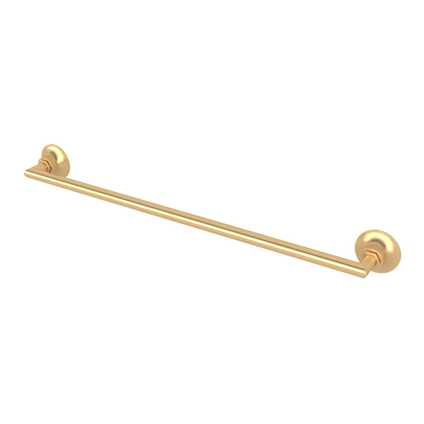 Graceline Wall Mount 24 Inch Single Towel Bar - Satin Brass | Model Number: MBG1/24STB - Product Knockout