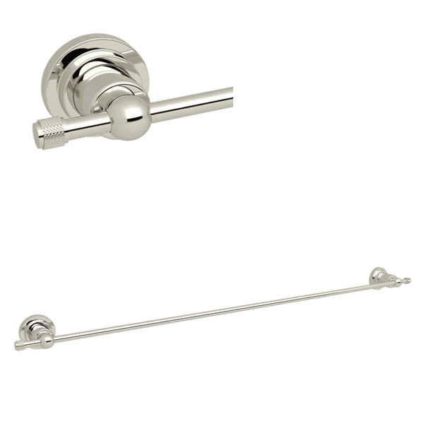 Campo Wall Mount 30 Inch Single Towel Bar - Polished Nickel | Model Number: A1489IWPN - Product Knockout