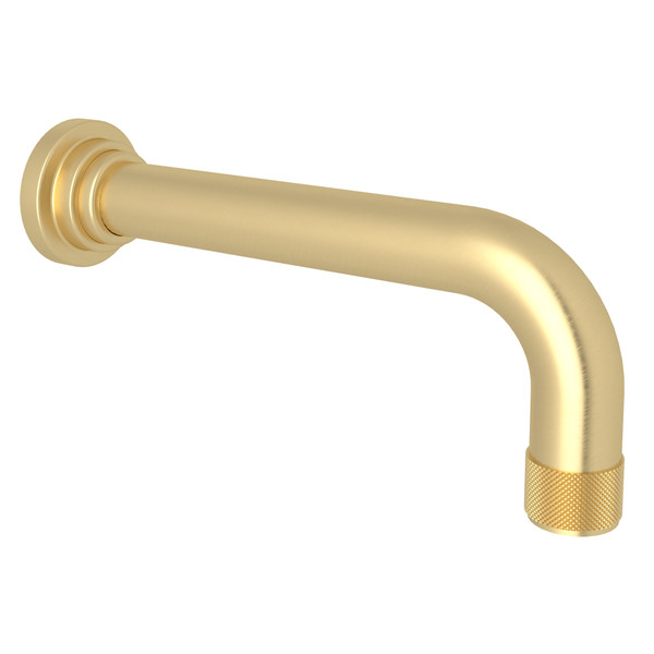 Campo Wall Mount Tub Spout - Satin Unlacquered Brass | Model Number: A2203IWSUB - Product Knockout