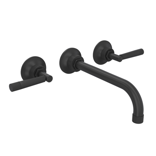 Graceline® Wall Mount Tub Filler Trim - Matte Black | Model Number: MB2037LMMBTO