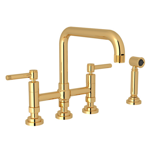 ROHL Campo™ Bridge Kitchen Faucet With Side Spray