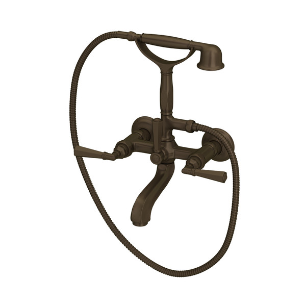 DISCONTINUED Palladian® Exposed Wall Mount Tub Filler - Tuscan Brass | Model Number: A1901LMTCB