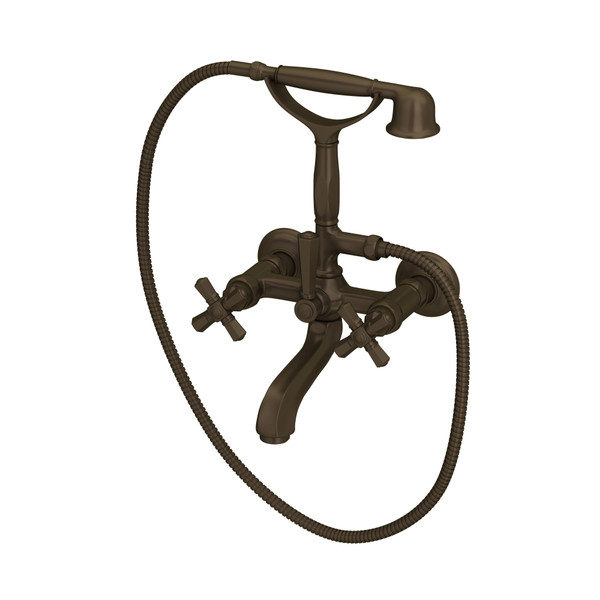 DISCONTINUED Palladian® Exposed Wall Mount Tub Filler - Tuscan Brass | Model Number: A1901XMTCB