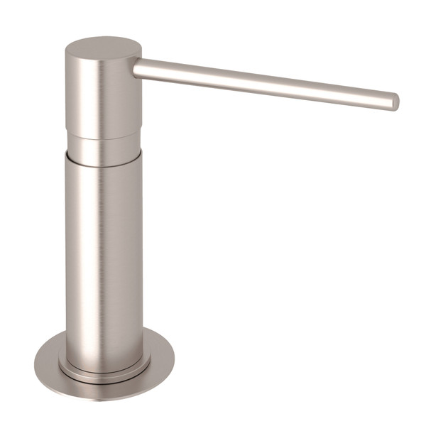 Modern Luxury Soap and Lotion Dispenser - Satin Nickel | Model Number: LS2150STN - Product Knockout