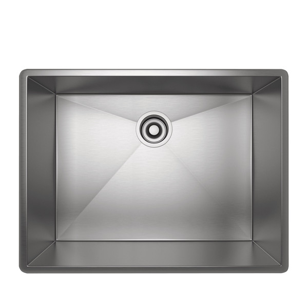 Forze Single Bowl Stainless Steel Kitchen Sink - Brushed Stainless Steel | Model Number: RSS2418SB - Product Knockout