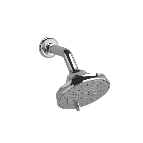 6-Function 5 Inch Showerhead With Arm  - Chrome | Model Number: 356C - Product Knockout