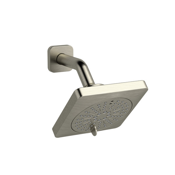 6-Function 5 Inch Showerhead With Arm  - Brushed Nickel | Model Number: 376BN - Product Knockout