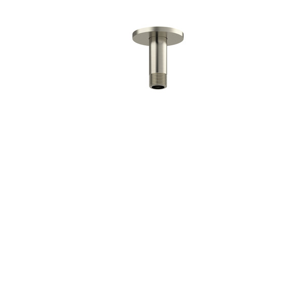 3 Inch Ceiling Mount Shower Arm With Round Escutcheon  - Brushed Nickel | Model Number: 509BN - Product Knockout
