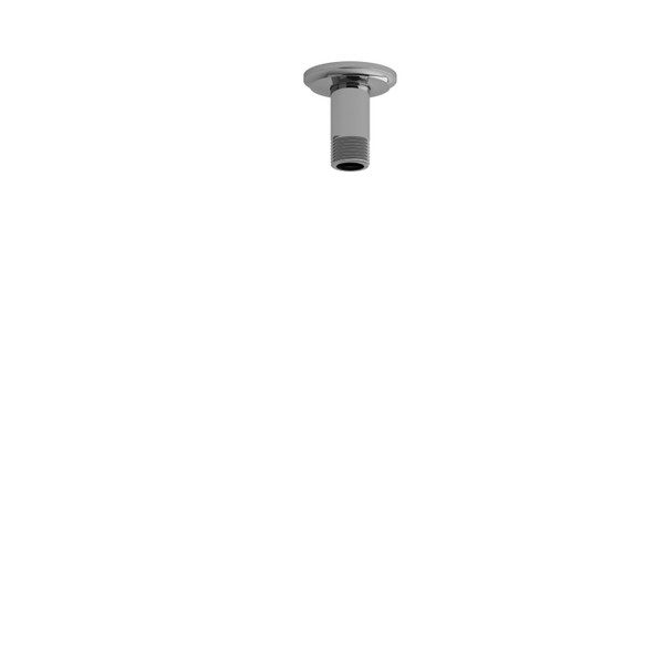 3 Inch Ceiling Mount Shower Arm With Round Escutcheon  - Chrome | Model Number: 559C - Product Knockout