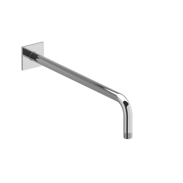 16 Inch Wall Mount Shower Arm With Square Escutcheon  - Chrome | Model Number: 560C - Product Knockout