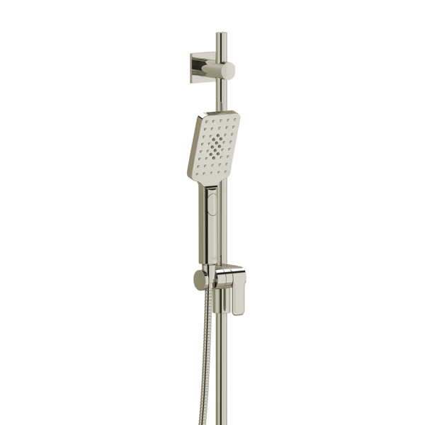 Handshower Set With 36 Inch Slide Bar and 2-Function Handshower  - Polished Nickel | Model Number: 4825PN - Product Knockout