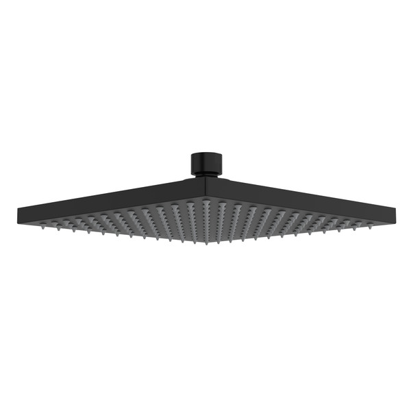 8 Inch Rain Showerhead 1.8 GPM - Black | Model Number: 488BK-WS - Product Knockout