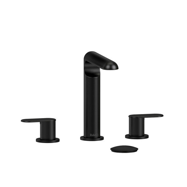 Ciclo Widespread Lavatory Faucet  - Black | Model Number: CI08BK - Product Knockout