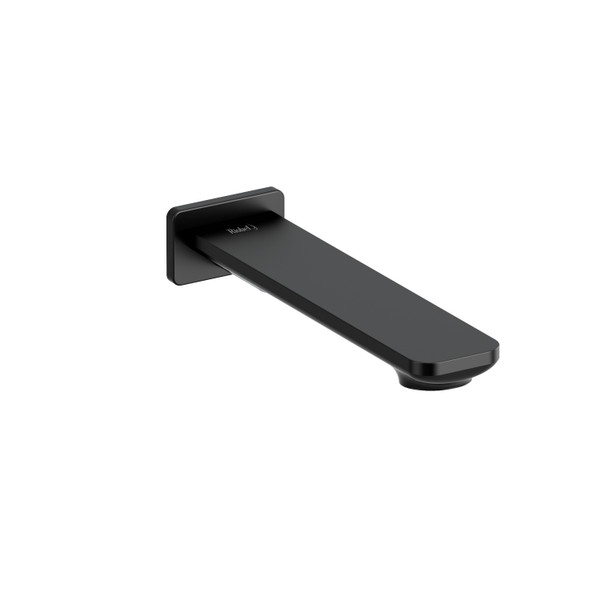 Equinox™ Wall Mount Tub Spout - Black | Model Number: EQ80BK