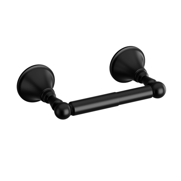 Momenti Toilet Paper Holder  - Black | Model Number: MM3BK - Product Knockout