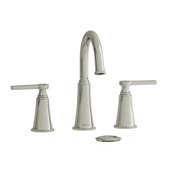 Momenti™ Widespread Lavatory Faucet With C-Spout - Polished Nickel | Model Number: MMRD08JPN