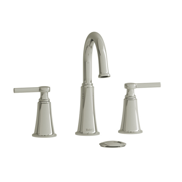 Momenti™ Widespread Lavatory Faucet With C-Spout - Polished Nickel | Model Number: MMRD08LPN